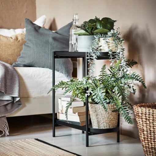 IKEA OLIVBLAD STOJAK NA DONICZKĘ CZARNY 56 cm - obrazek 3