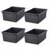 IKEA UPPSNOFSAD POJEMNIK CZARNY 35X25X14 CM 4 SZTUKI