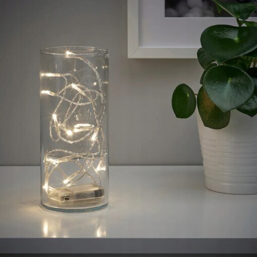 IKEA LEDFYR GIRLANDA LED ŁAŃCUCH 12 LAMPEK ŚWIĘTA - obrazek 2