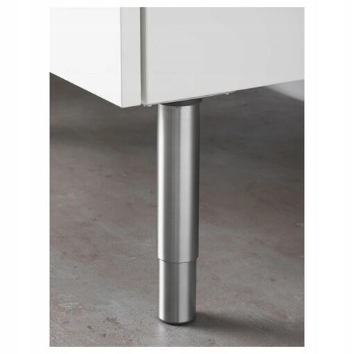 IKEA GODMORGON NOGA MEBLOWA STALOWA 14-25 cm - obrazek 2