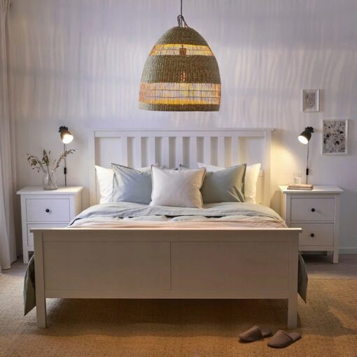IKEA TORARED KLOSZ LAMPY WISZĄCEJ Z TRAWY MORSKIEJ - obrazek 3