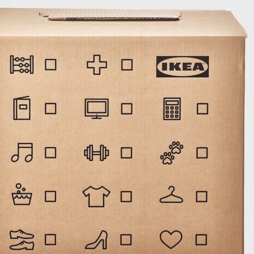 IKEA DUNDERGUBBE KARTON PUDEŁKO PRZEPROWADZKA 54L - obrazek 4