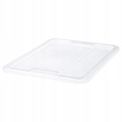 IKEA SAMLA POKRYWKA PUDEŁKA PRZEZROCZYSTA 39x28 cm