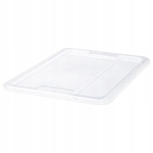 IKEA SAMLA POKRYWKA PUDEŁKA PRZEZROCZYSTA 39x28 cm