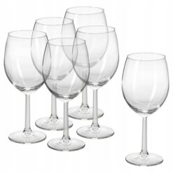 IKEA SVALKA KIELISZEK DO WINA 440 ML ZESTAW 6 SZT.