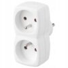 IKEA KOPPLA ADAPTER DWÓJNIK NA 2 GNIAZDKA BIAŁY