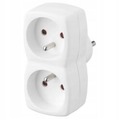 IKEA KOPPLA ADAPTER DWÓJNIK NA 2 GNIAZDKA BIAŁY