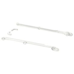 IKEA KOMPLEMENT WYSUWANA SZYNA BIAŁA 58 CM 2 SZT.