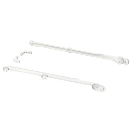 IKEA KOMPLEMENT WYSUWANA SZYNA BIAŁA 58 CM 2 SZT.