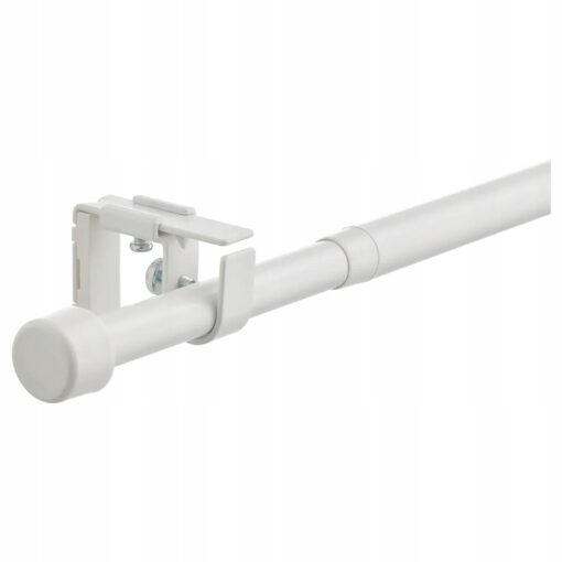 IKEA BEKRAFTA KOMPLET KARNISZY BIAŁY 120-210 cm 19 mm