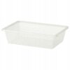 IKEA BOAXEL KOSZ DRUCIANY NA UBRANIA BIAŁY 60X40X15CM