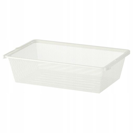 IKEA BOAXEL KOSZ DRUCIANY NA UBRANIA BIAŁY 60X40X15CM