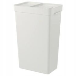 IKEA HALLBAR KOSZ NA ŚMIECI POJEMNIK KOSZ Z POKRYWKĄ 35L