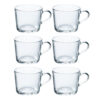 IKEA 365+ KUBEK 240ML SZKŁO BEZBARWNE ZESTAW 6 SZT