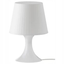 IKEA LAMPAN LAMPA STOŁOWA NOCNA BIAŁA