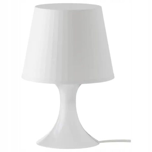 IKEA LAMPAN LAMPA STOŁOWA NOCNA BIAŁA