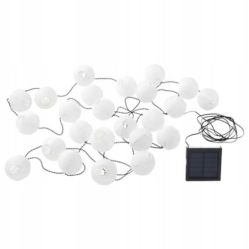 IKEA SOLARVET LAMPKI ZEWNĘTRZNE NA BATERIĘ SŁONECZNĄ
