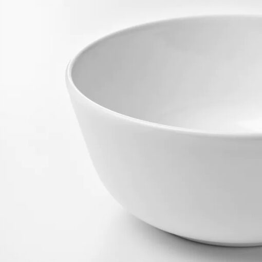 IKEA FLITIGHET MISKA KAMIONKA MISECZKA BIAŁA 14 CM - obrazek 2