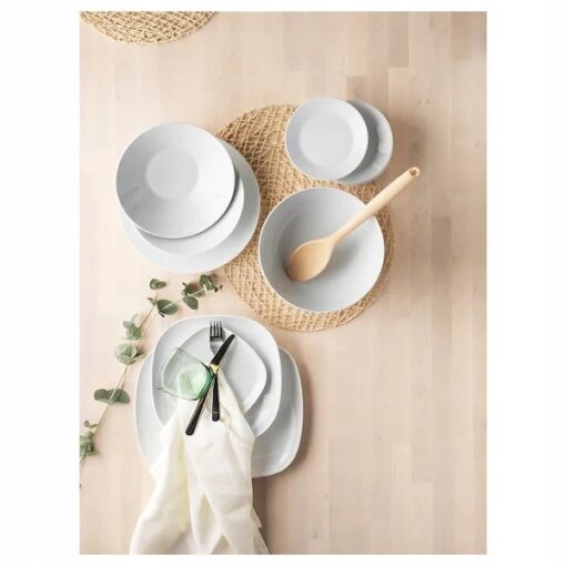 IKEA FLITIGHET MISKA KAMIONKA MISECZKA BIAŁA 14 CM - obrazek 4