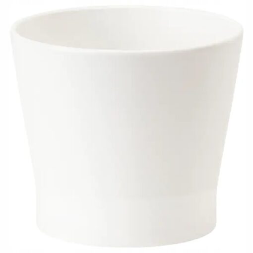 IKEA PAPAJA OSŁONA DONICZKI DONICZKA BIAŁA 12CM