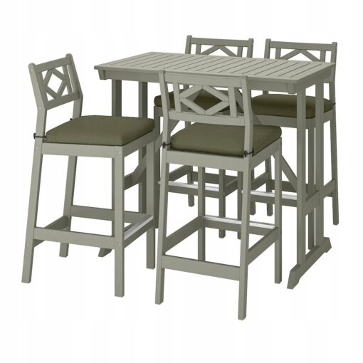 IKEA FROSON/DUVHOLMEN PODUSZKA NA KRZESŁO BEŻ / ZIELEŃ 44x44 cm - obrazek 2