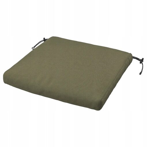 IKEA FROSON/DUVHOLMEN PODUSZKA NA KRZESŁO BEŻ / ZIELEŃ 44x44 cm