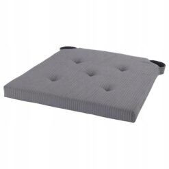 IKEA JUSTINA PODUSZKA NA KRZESŁO SZARA 35X42 CM