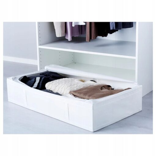 IKEA SKUBB POJEMNIK NA UBRANIA POŚCIEL BIAŁY 93x55x19 - obrazek 3