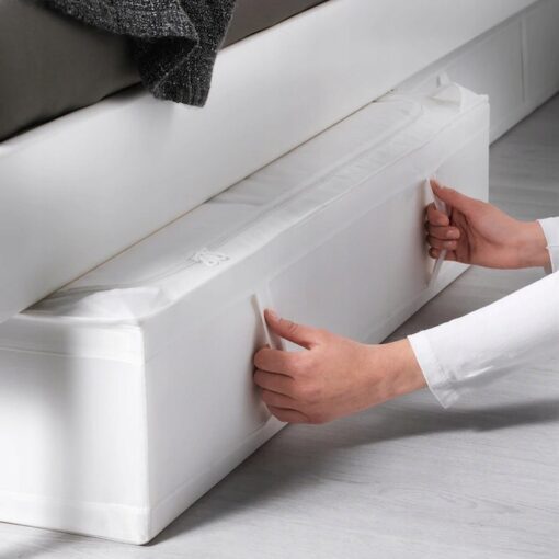 IKEA SKUBB POJEMNIK NA UBRANIA POŚCIEL BIAŁY 93x55x19 - obrazek 5