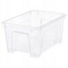 IKEA SAMLA POJEMNIK PUDEŁKO SKRZYNIA PLASTIKOWA 28x19x14 CM