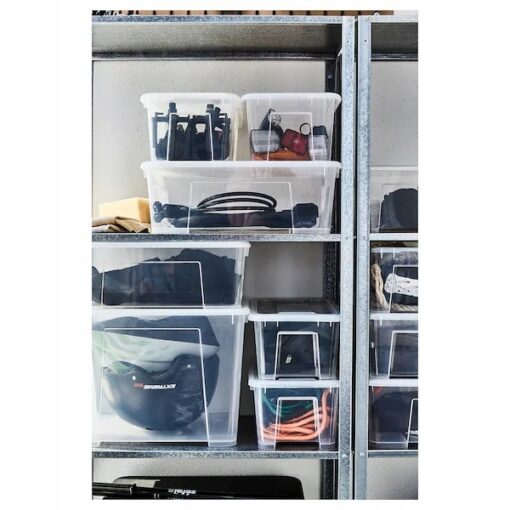 IKEA SAMLA POJEMNIK PUDEŁKO SKRZYNIA PLASTIKOWA 39x28x14 CM - obrazek 6