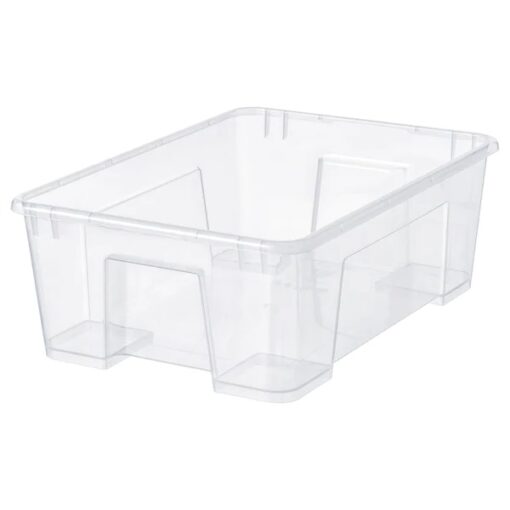 IKEA SAMLA POJEMNIK PUDEŁKO SKRZYNIA PLASTIKOWA 39x28x14 CM