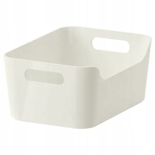 IKEA VARIERA POJEMNIK PUDEŁKO PLASTIKOWE BIAŁE 24X17CM