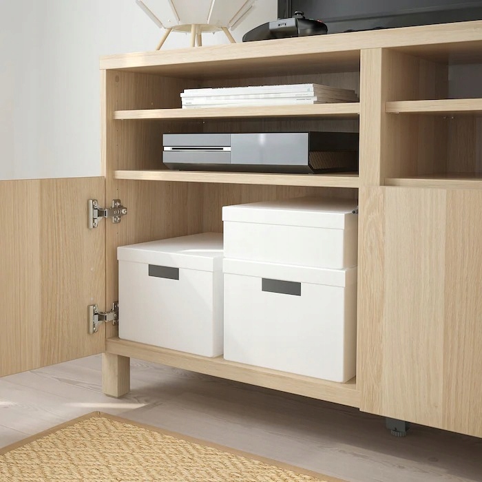 IKEA TJENA POJEMNIK Z POKRYWĄ PUDEŁKO NA UBRANIA BUTY - obrazek 6