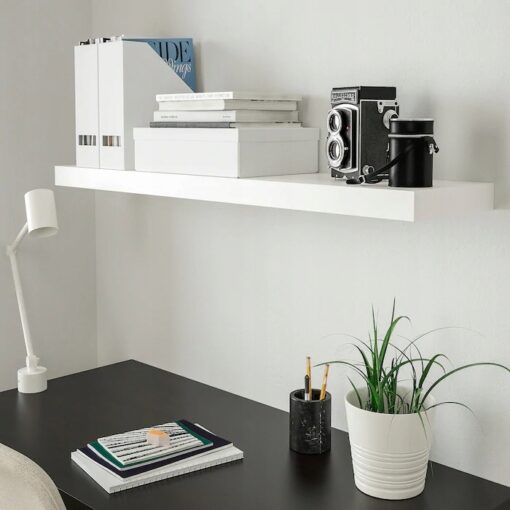 IKEA LACK PÓŁKA ŚCIENNA BIAŁA 110x26 CM PÓŁKA NA ŚCIANĘ - obrazek 3