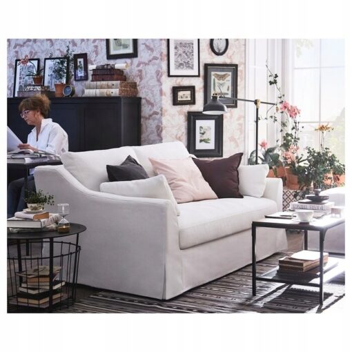 IKEA GURLI POSZEWKA BAWEŁNIANA DO PODUSZKI 50x50 CM - obrazek 2