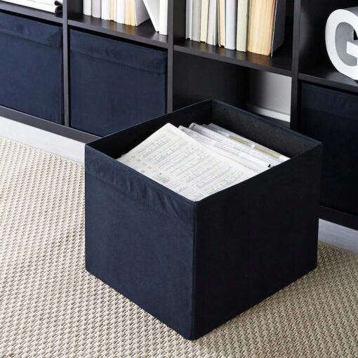 IKEA DRONA PUDEŁKO WKŁAD ORGANIZER 33x38x33 CM CZARNY - obrazek 3