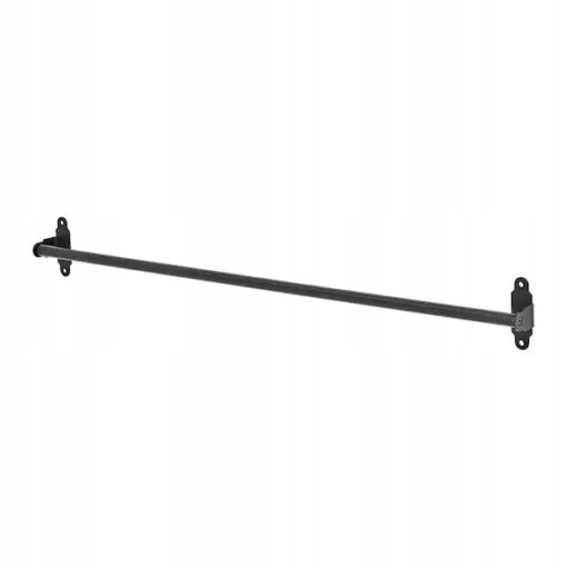 IKEA HULTARP RELING KUCHENNY DRĄŻEK 80CM CZARNY + HACZYKI 5 SZT - obrazek 6