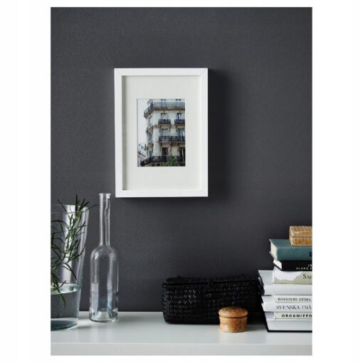 IKEA RIBBA RAMKA NA ZDJĘCIA RAMA BIAŁA 21x30 CM A4 - obrazek 2