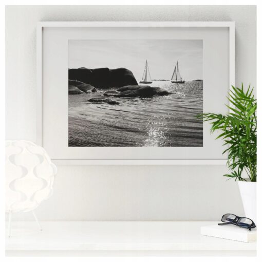 IKEA RIBBA RAMKA NA ZDJĘCIA RAMA 30x40 CM BIAŁA A3 - obrazek 2