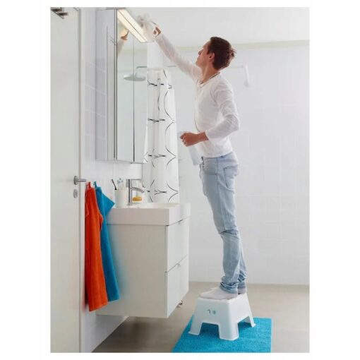 IKEA BOLMEN STOŁEK DZIECIĘCY TABORET DLA DZIECKA BIAŁY - obrazek 3