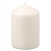 IKEA LATTNAD ŚWIECA ŚWIECZKA BRYŁOWA BIAŁA 10 CM