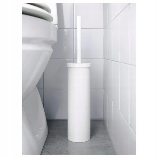 IKEA ENUDDEN SZCZOTKA DO WC TOALETOWA Z UCHWYTEM BIAŁA - obrazek 2