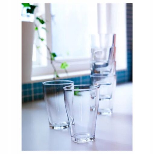 IKEA BEHANDIG SZKLANKA ZESTAW SZKLANEK 6 SZTUK 300 ML - obrazek 3