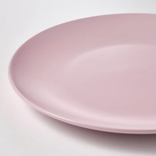 IKEA FARGKLAR TALERZ MATOWY RÓŻOWY 26 CM 4 SZT. - obrazek 4