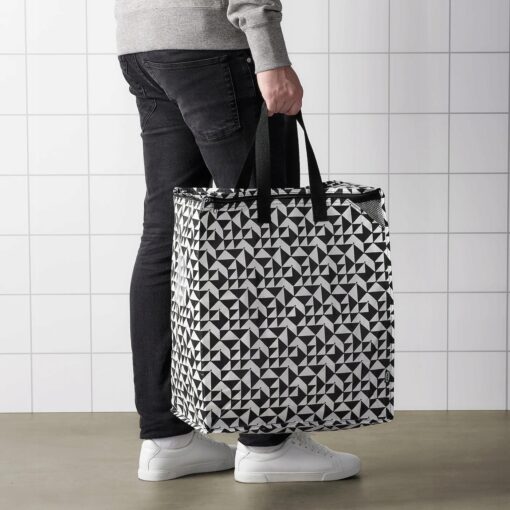 IKEA KNALLA TORBA NA ZAKUPY PRANIE MOCNA 47L - obrazek 3