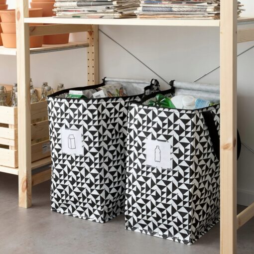 IKEA KNALLA TORBA NA ZAKUPY PRANIE MOCNA 47L - obrazek 4
