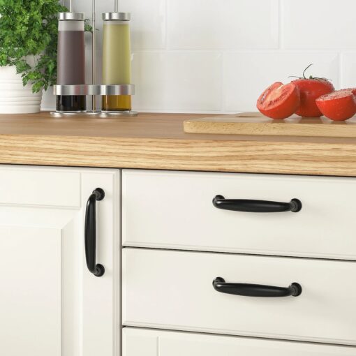 IKEA ENERYDA UCHWYT MEBLOWY CZARNY 2 SZT. 112 MM - obrazek 2