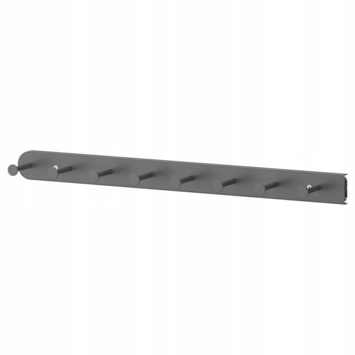 IKEA KOMPLEMENT WIESZAK WYSUWANY WIELOFUNKCYJNY SZARY 58 cm