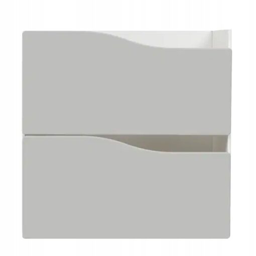IKEA KALLAX WKŁAD Z 2 SZUFLADAMI SZARY REGAŁ 33x33 CM - obrazek 3